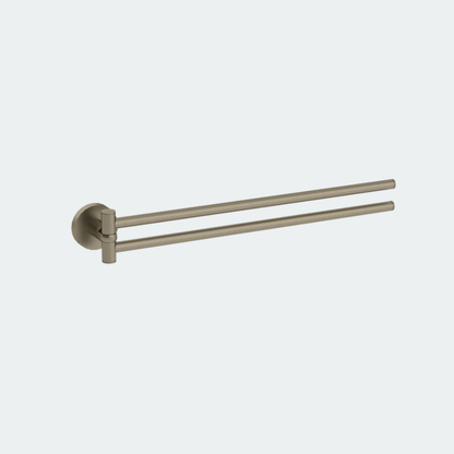 Coalbook Double swivel towel bars DO7000 ( 4 Colours Available ) nickel
