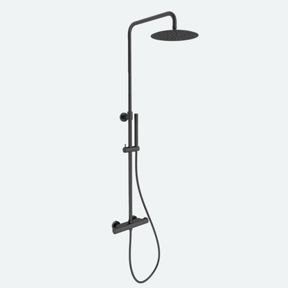 Coalbook Multifunction Shower Bar Mixer System with 250mm Fixed Head & Slide Rail CO3000 ( 4 Colours Available ) gunmetal