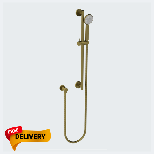 Coalbook Riser Rail and 3 Function Shower Head including outlet & hose CO4002 ( 4 Colours Available ) 2