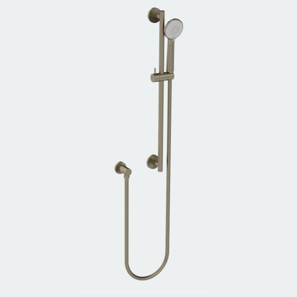 Coalbook Riser Rail and 3 Function Shower Head including outlet & hose CO4002 ( 4 Colours Available ) nickel