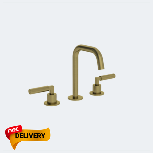 Coalbook Zurich 3th Deck Mounted Basin Mixer Angled Fixed Spout ZU1005 ( 4 Colours Available )
