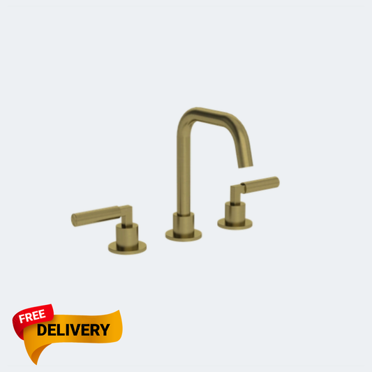 Coalbook Zurich 3th Deck Mounted Basin Mixer Angled Swivel Spout ZU1015