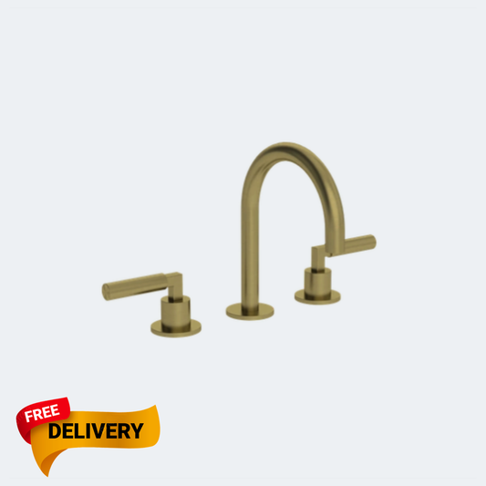 Coalbook Zurich 3th Deck Mounted Basin Mixer Round Fixed Spout ZU1006 ( 4 Colours Available )