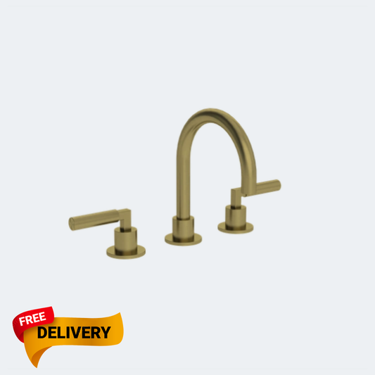 Coalbook Zurich 3th Deck Mounted Basin Mixer Round Swivel Spout ZU1016 ( 4 Colours Available )