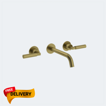 Coalbook Zurich 3th Wall Mounted Basin Mixer (190mm Spout) including Rough ZU1011 ( 4 Colours Available )