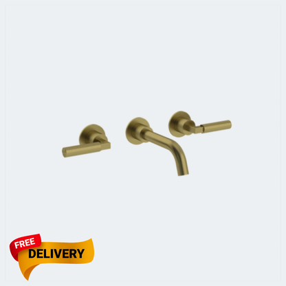 Coalbook Zurich 3th Wall Mounted Basin Mixer with Boss (165mm Spout) including Rough ZU1018 ( 4 Colours Available )