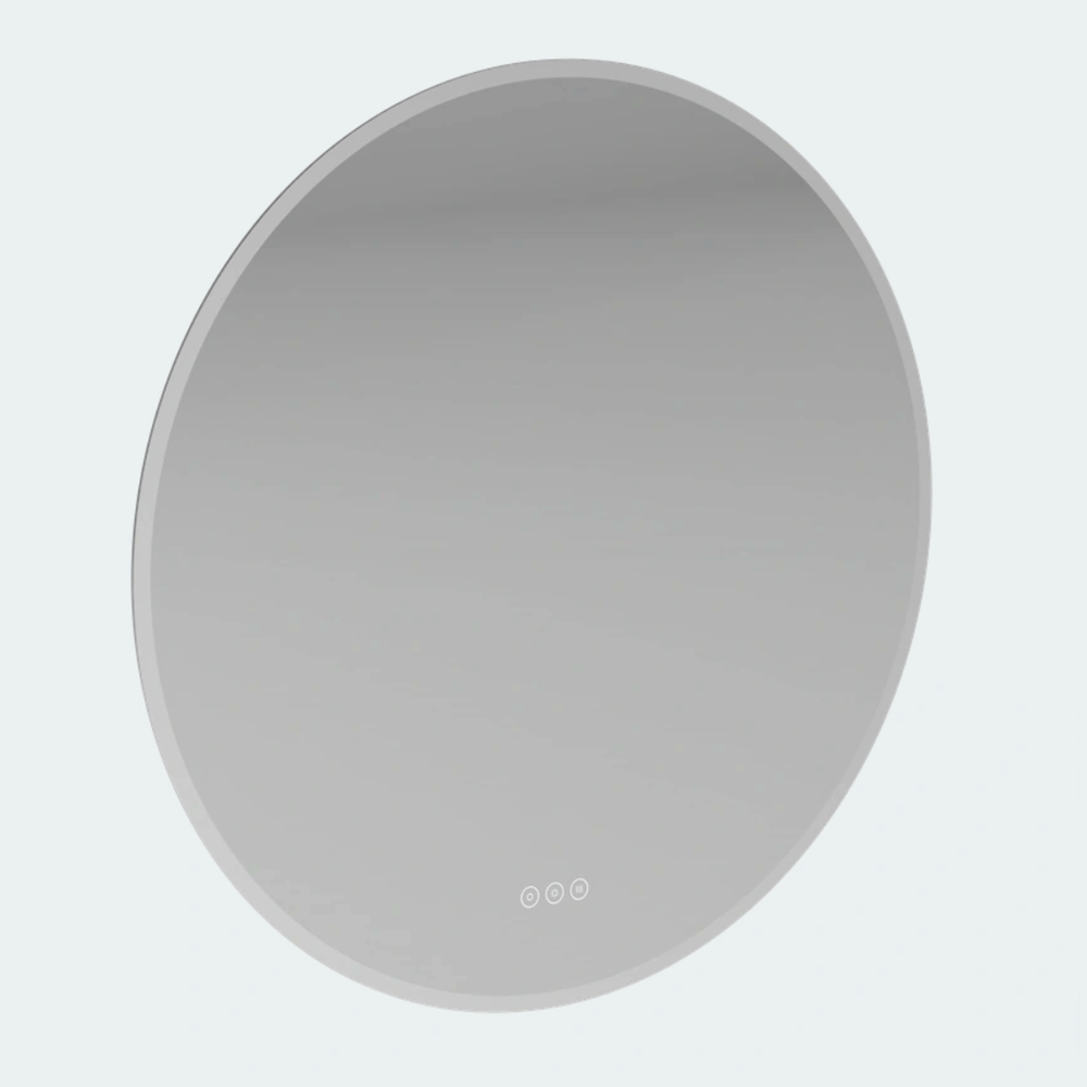 Coalbrook CO8101 800mm round frameless LED bathroom mirror with COB lighting