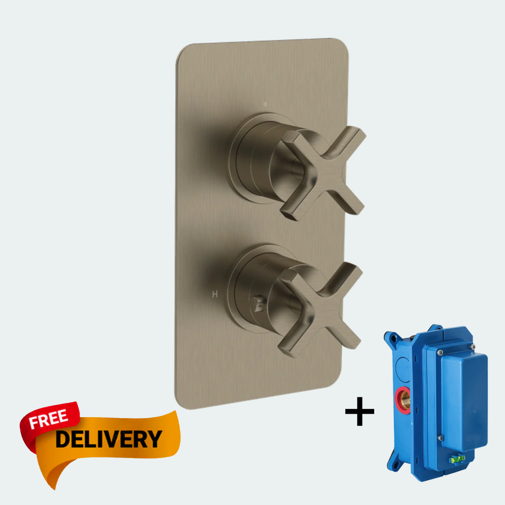 Coalbrook Concealed Shower Valve Trimset - 1 outlet BA3001 nickel