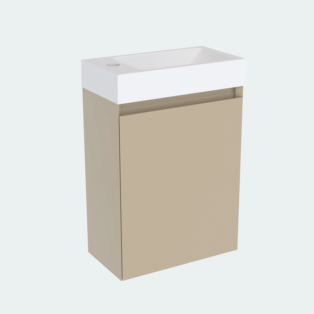 Coalbrook Decimal 400mm Cloakroom Vanity Unit Left Hand DV904L float 3