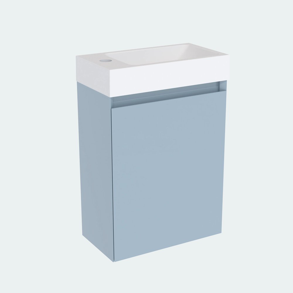 Coalbrook Decimal 400mm Cloakroom Vanity Unit Left Hand DV904L float 4