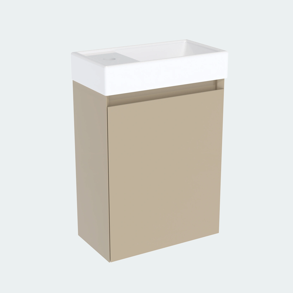 Coalbrook Decimal 400mm Cloakroom Vanity Unit Left Hand DV904L port 3
