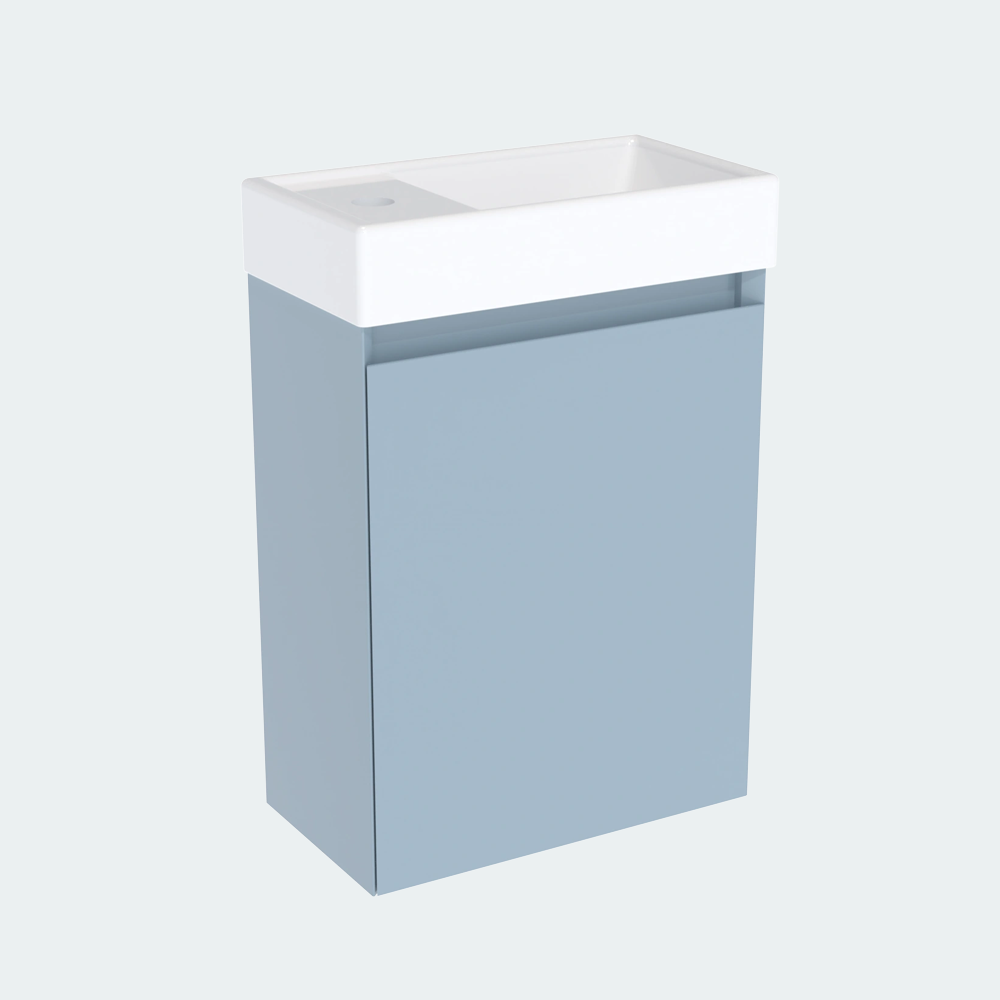 Coalbrook Decimal 400mm Cloakroom Vanity Unit Left Hand DV904L port 4