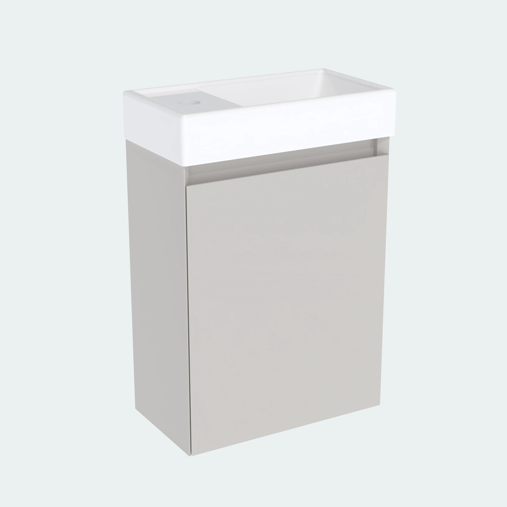 Coalbrook Decimal 400mm Cloakroom Vanity Unit Left Hand DV904L port 5