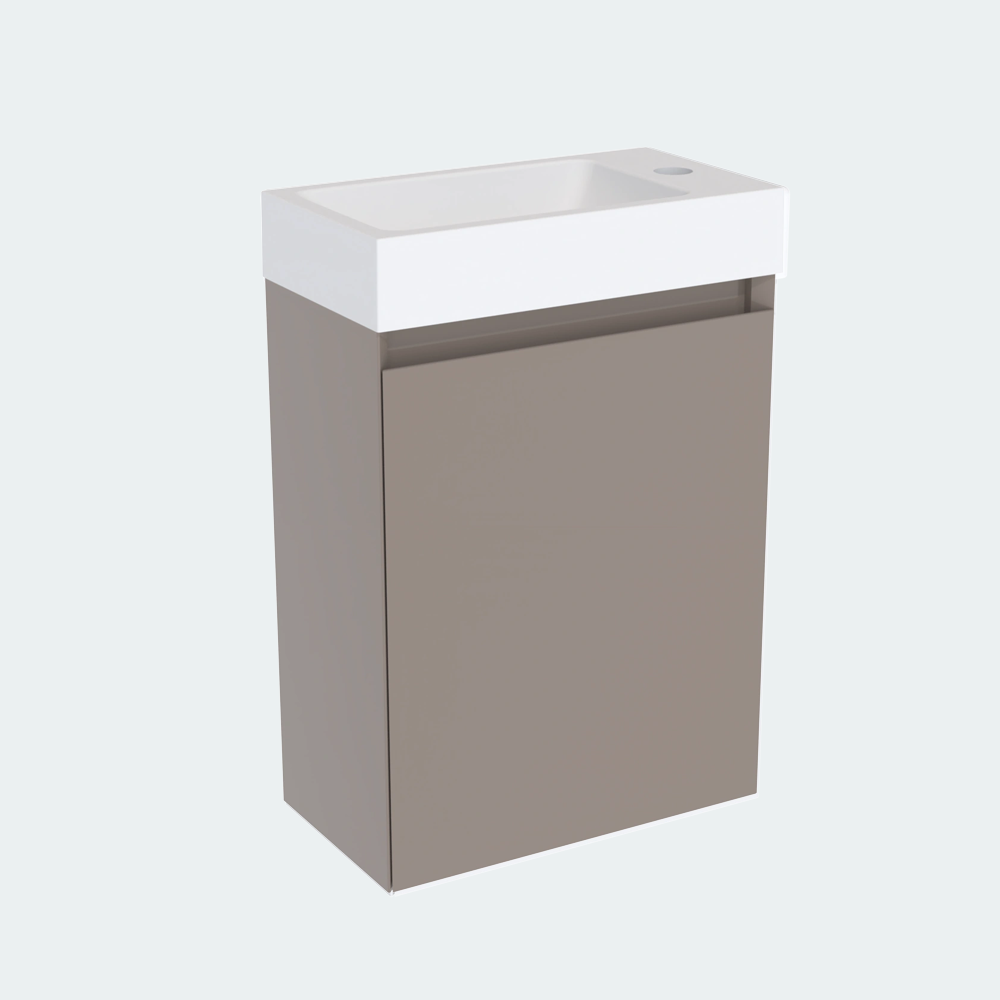 Coalbrook Decimal 400mm Cloakroom Vanity Unit Right Hand DV904R float 1