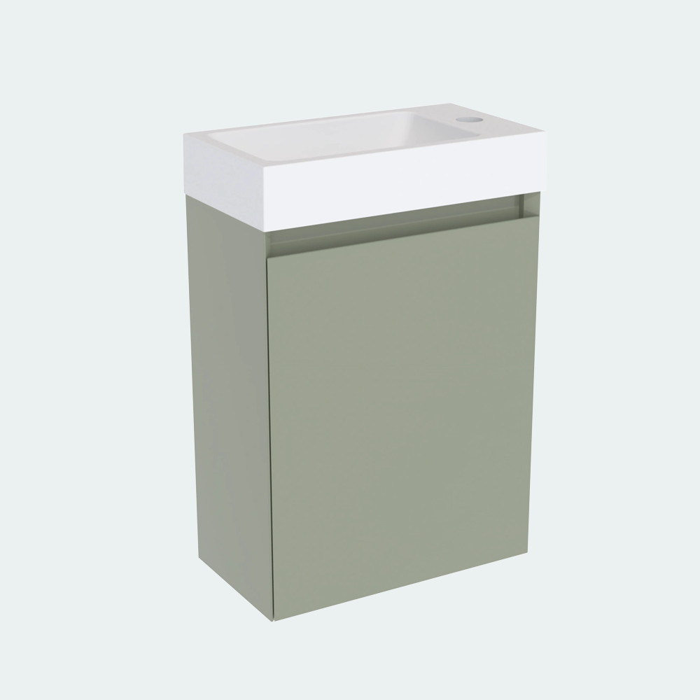 Coalbrook Decimal 400mm Cloakroom Vanity Unit Right Hand DV904R float 2