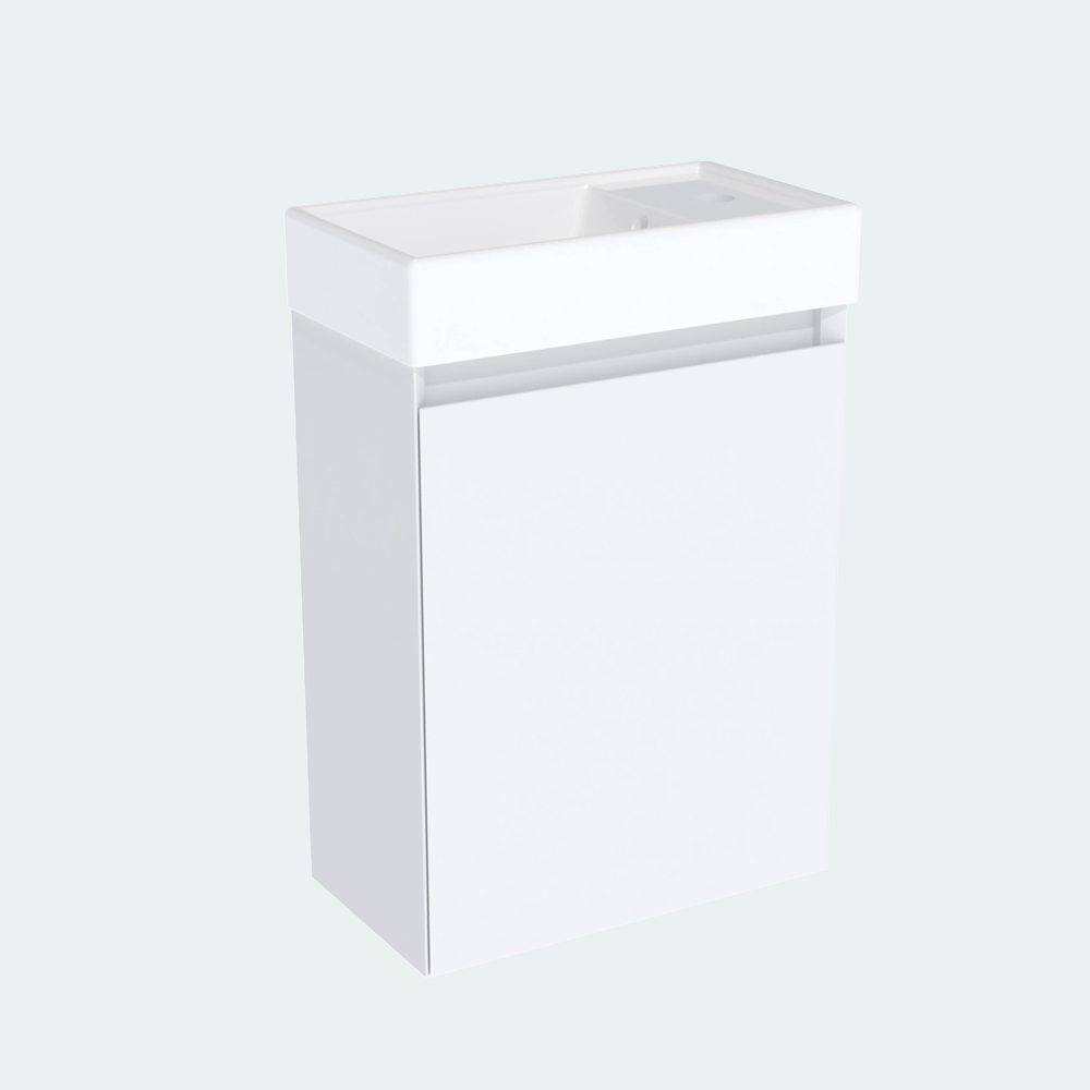 Coalbrook Decimal 400mm Cloakroom Vanity Unit Right Hand DV904R port 7