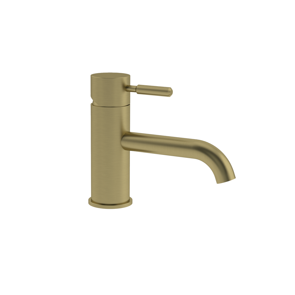Coalbrook Domo Long Nose Mono Basin Mixer DO1023 – Brushed Brass