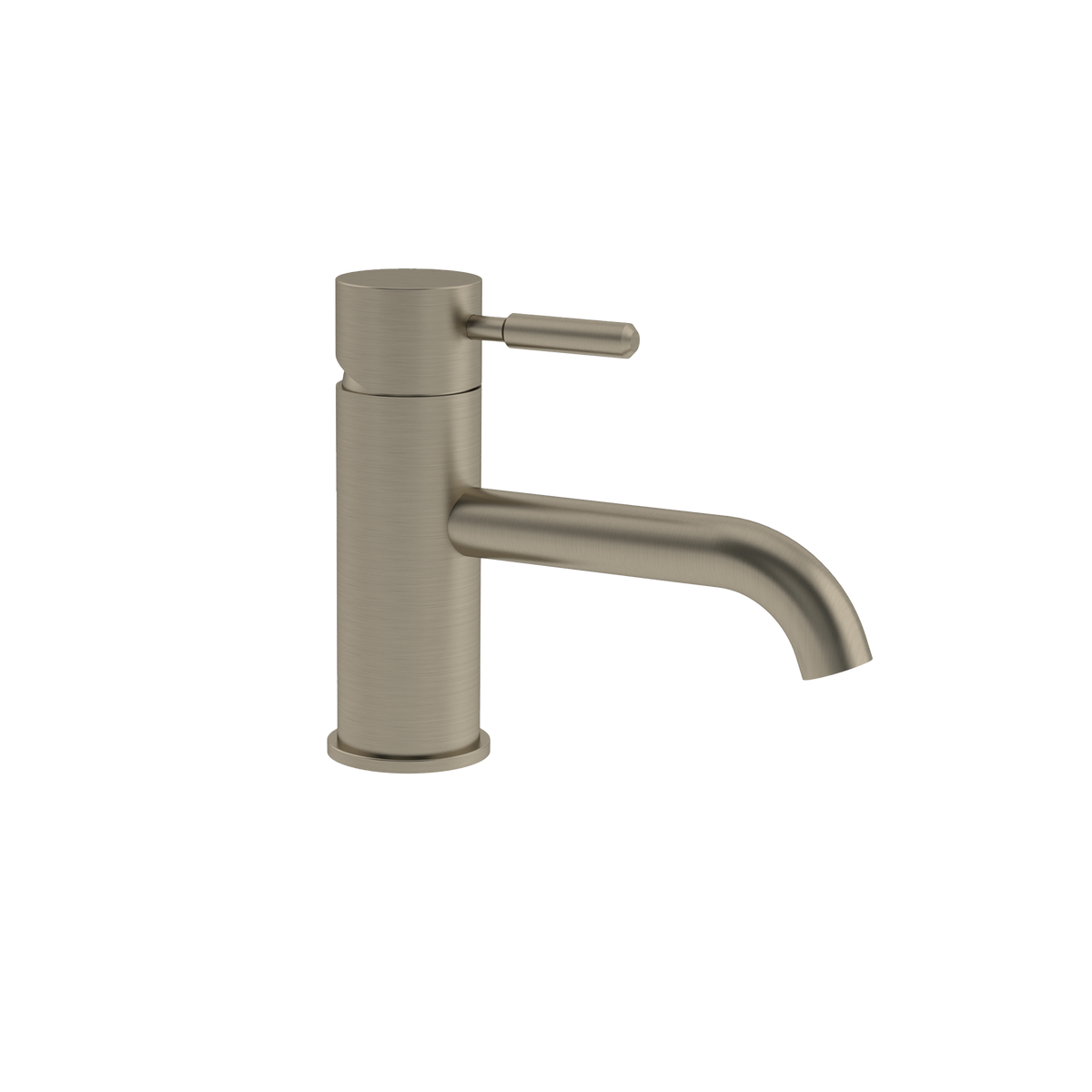 Coalbrook Domo Long Nose Mono Basin Mixer DO1023 – Brushed Nickel