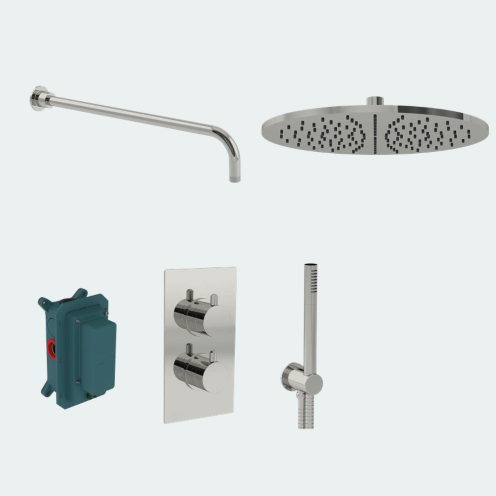 Coalbrook Domo Shower Pack One Thermostatic Complete Bundle chrome