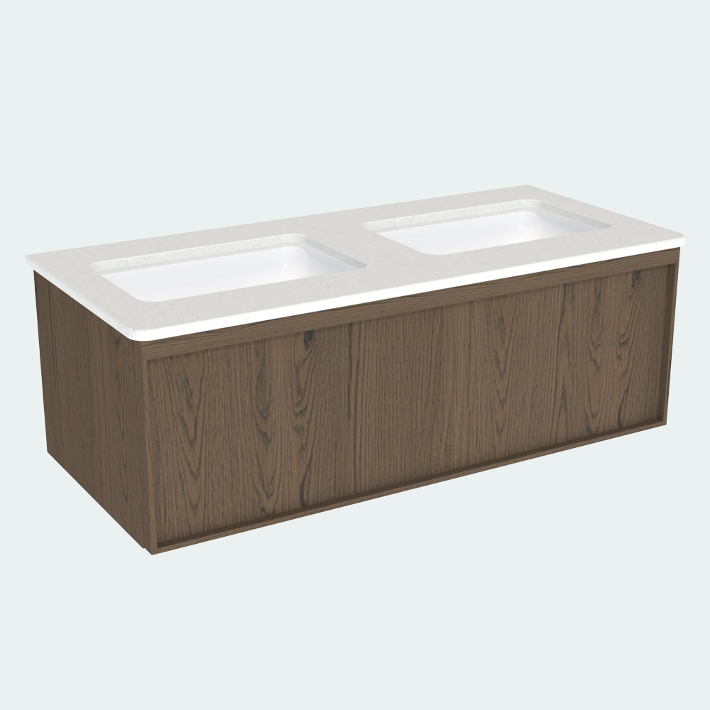 Coalbrook Farnolls 1200mm Extra Deep Double Vanity Unit FV912E beach