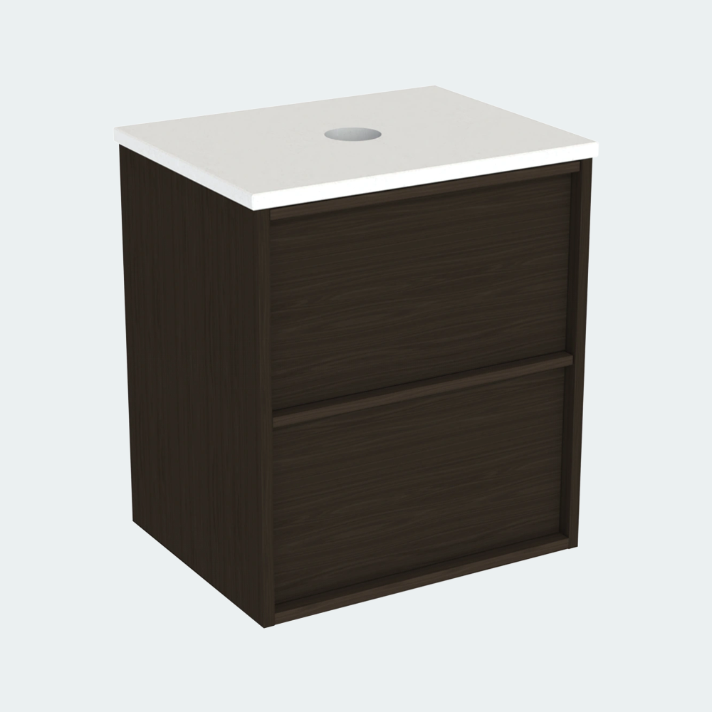Coalbrook Shepherd 500mm Short Projection Vanity Unit SV9050 beach dark