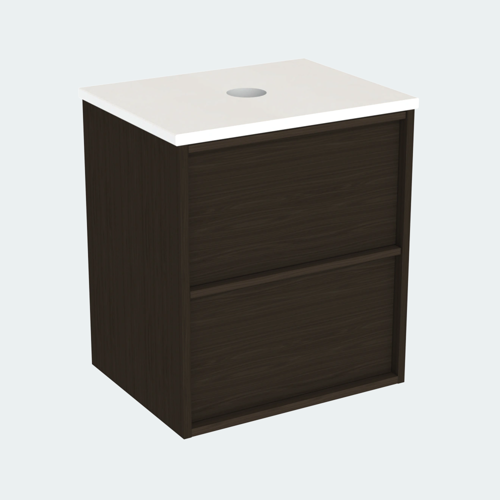 Coalbrook Shepherd 500mm Short Projection Vanity Unit SV9050 whisper dark