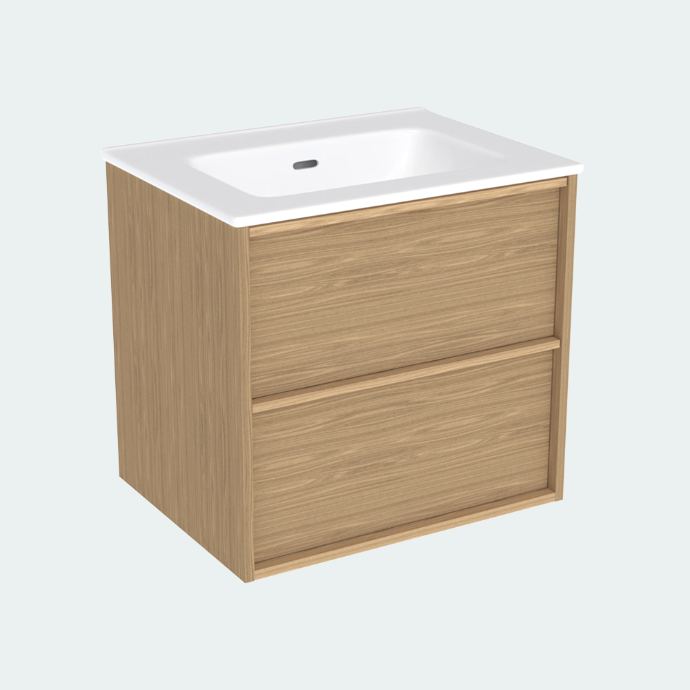 Coalbrook Shepherd 600mm Vanity Unit SV9060 float oak