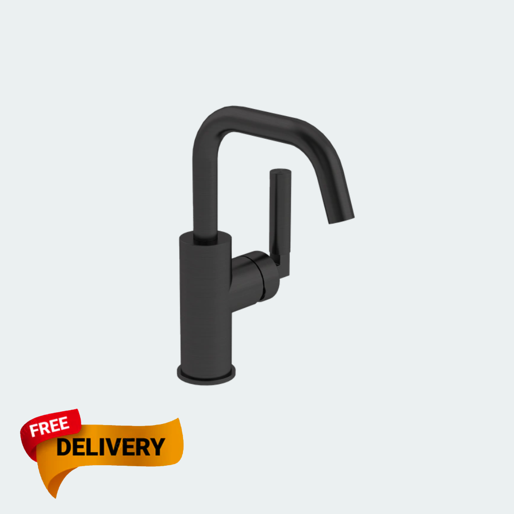 Coalbrook Zurich Mono Basin Mixer Swivel Spout ZU1001 gunmetal