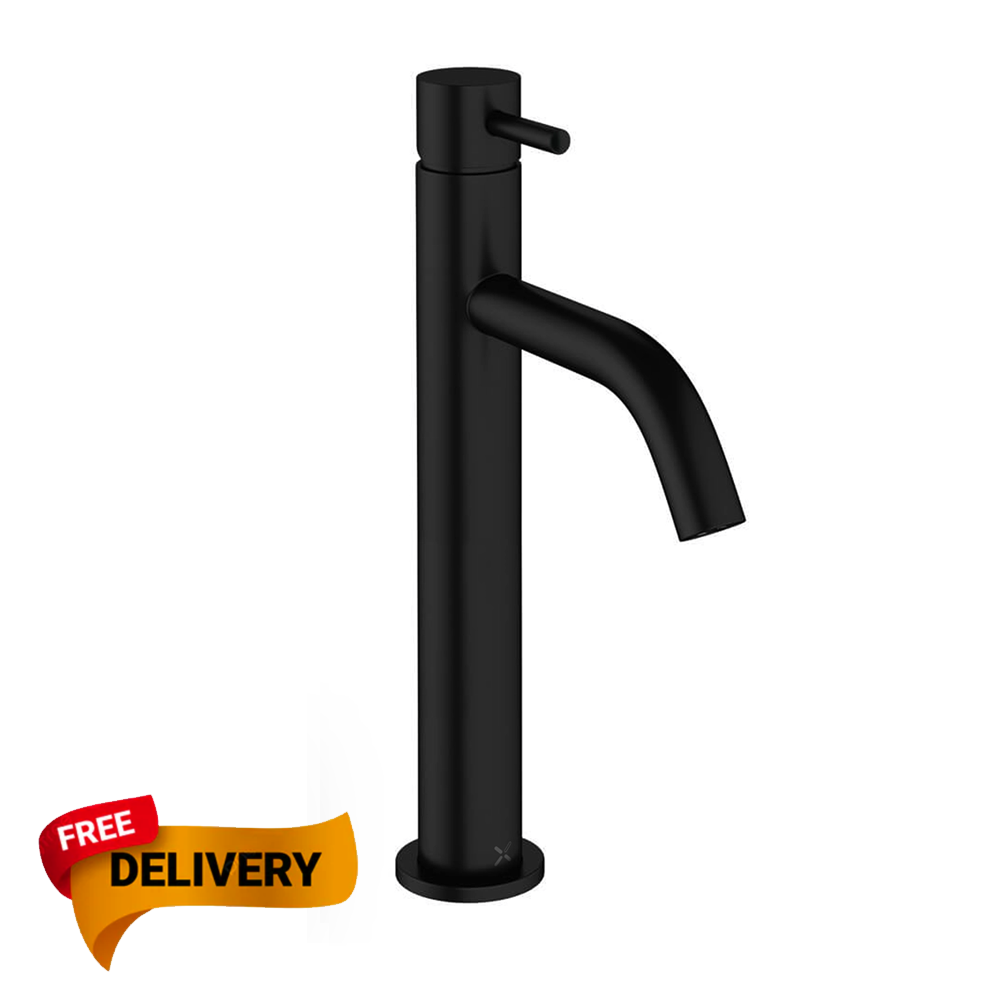 Crosswater MPRO Basin Tall Mixer Tap  black