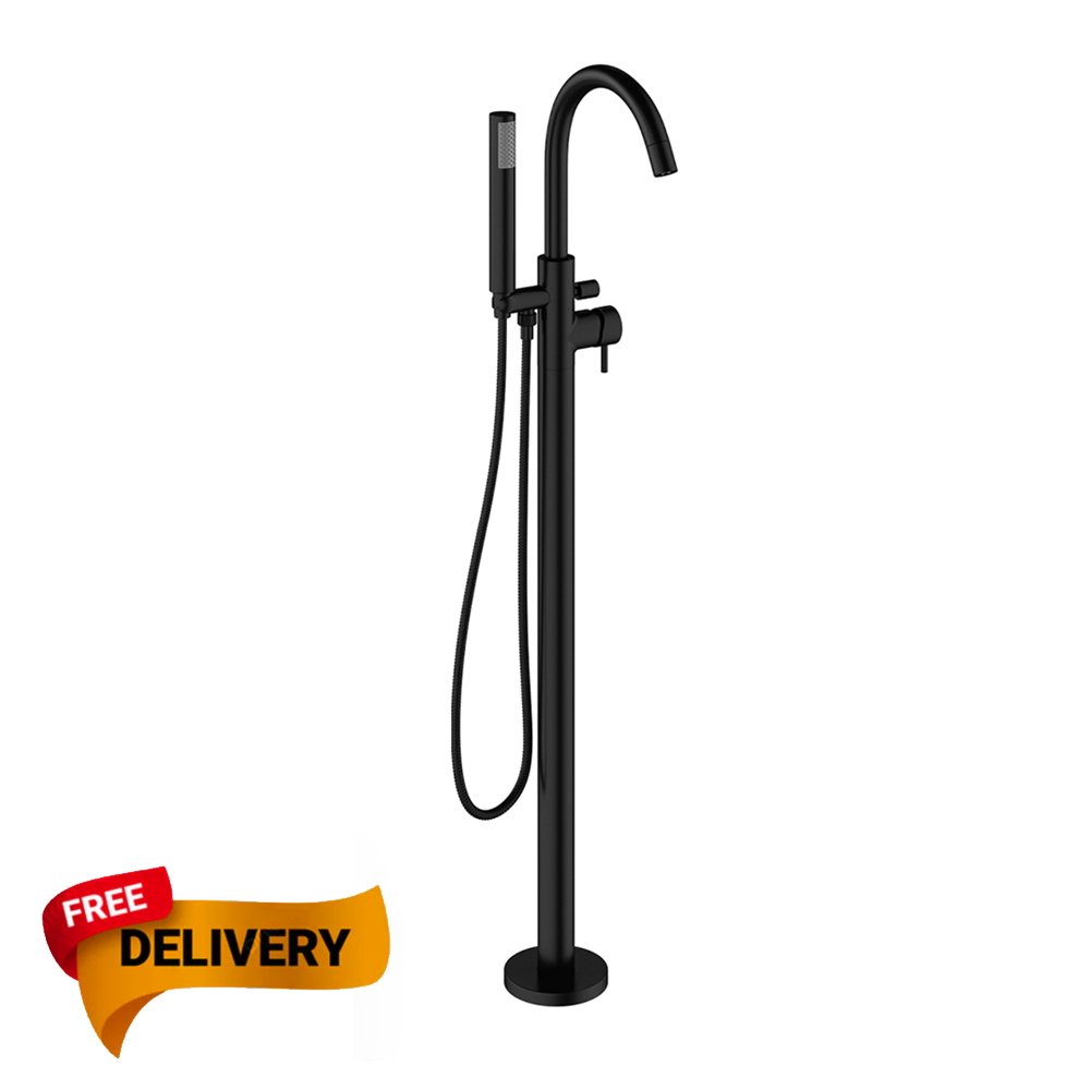 Crosswater MPRO Floorstanding Bath and Shower Mixer Tap black