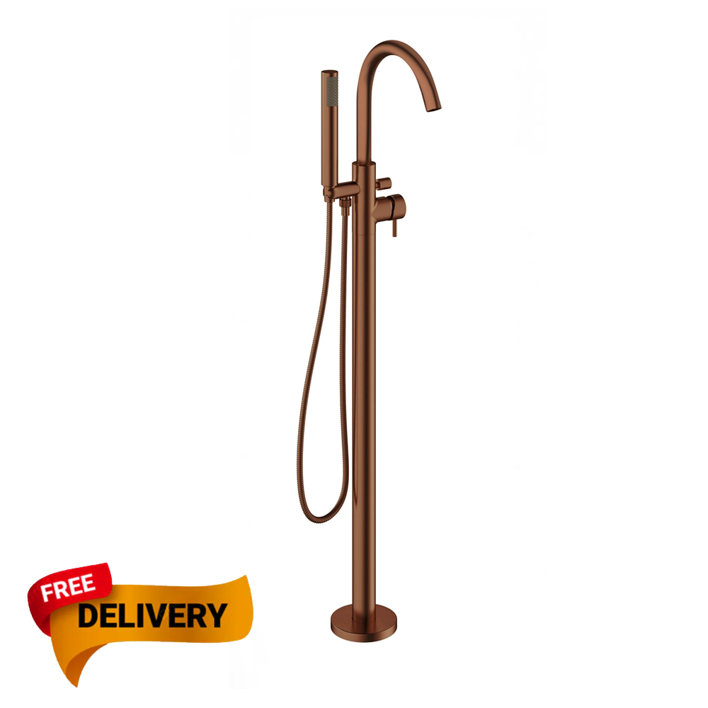 Crosswater MPRO Floorstanding Bath and Shower Mixer Tap bronze