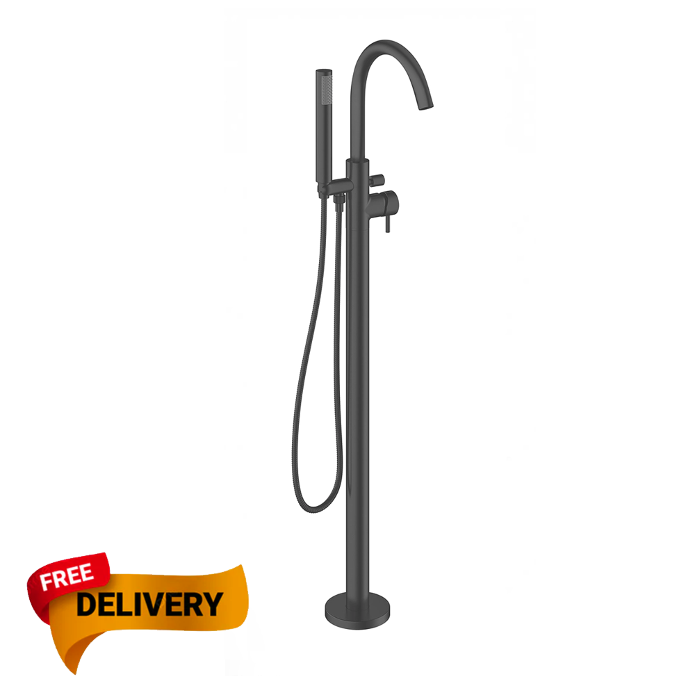 Crosswater MPRO Floorstanding Bath and Shower Mixer Tap slate