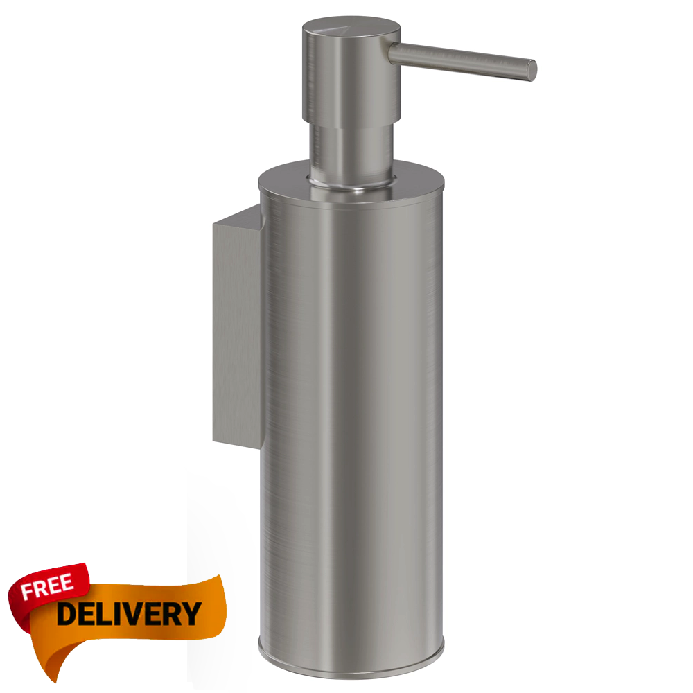 Crosswater MPRO Wall Mounted Soap Dispenser steel