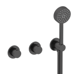 Coalbrook Domo Maestro concealed thermostatic shower with 2 way diverter and handshower in gunmetal, DO3054