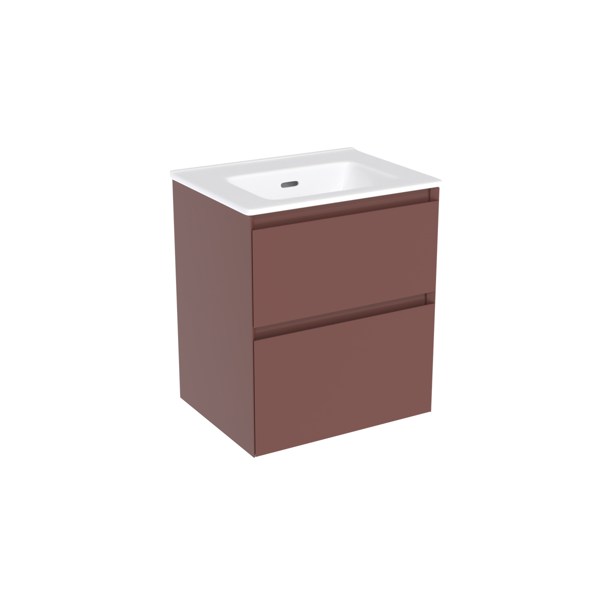 Coalbrook Decimal 500mm Short Projection Vanity Unit DV9050 Tenth Tuscan, Port ceramic basin