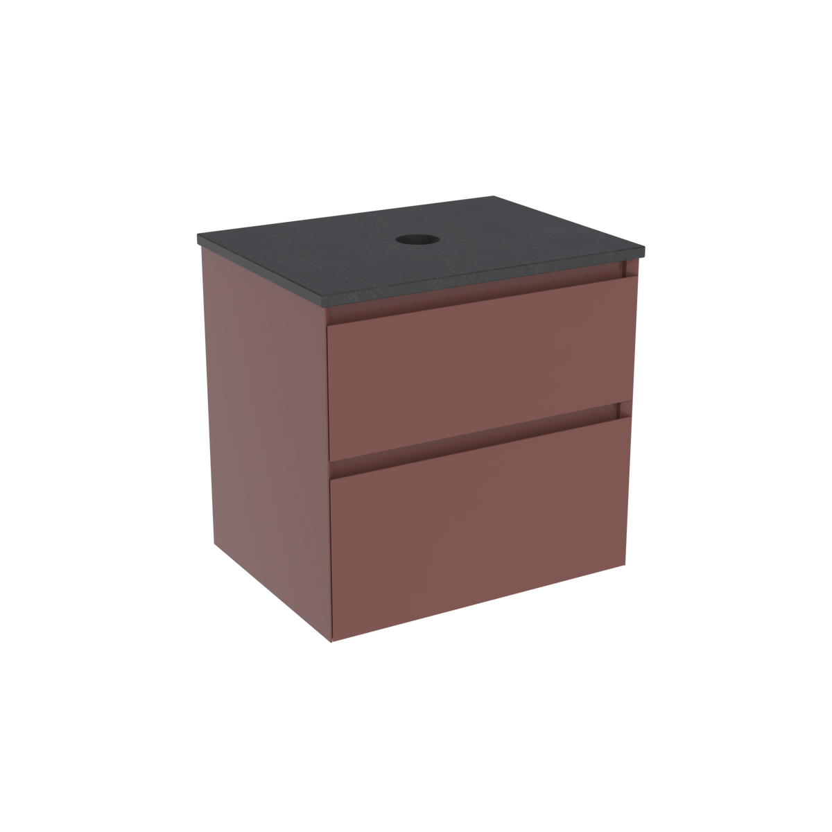 Coalbrook Decimal 600mm Vanity Unit DV9060 Tenth Tuscan, Midnight Mill quartz countertop