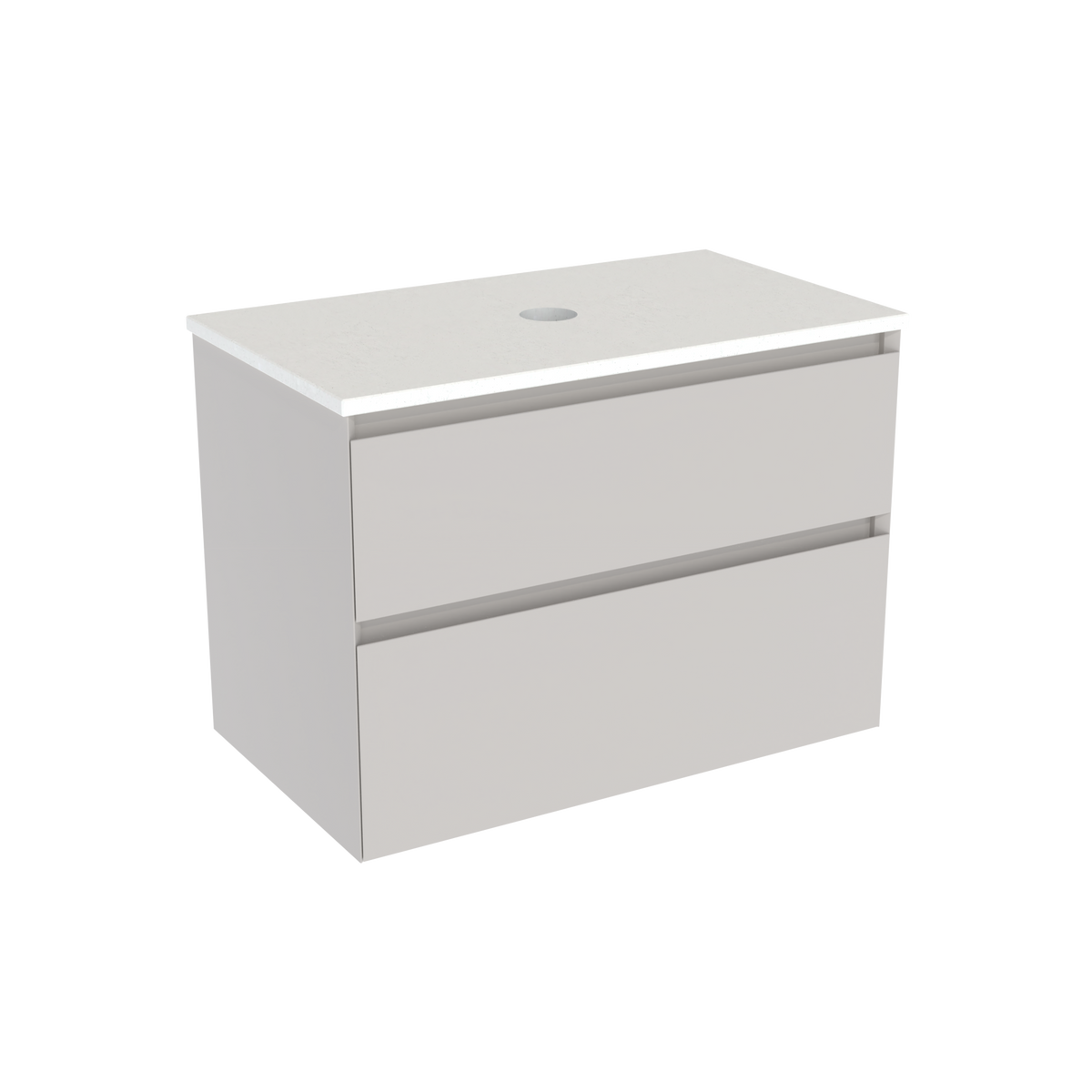 Coalbrook Decimal 800mm Vanity Unit DV9080 Subtle Silk, Beach Blanket quartz countertop