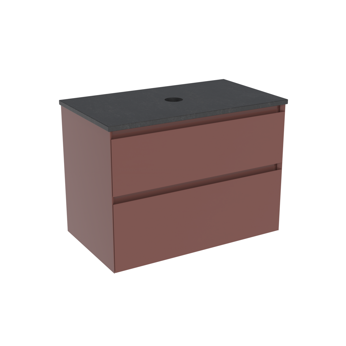 Coalbrook Decimal 800mm Vanity Unit DV9080 Tenth Tuscan, Midnight Mill quartz countertop