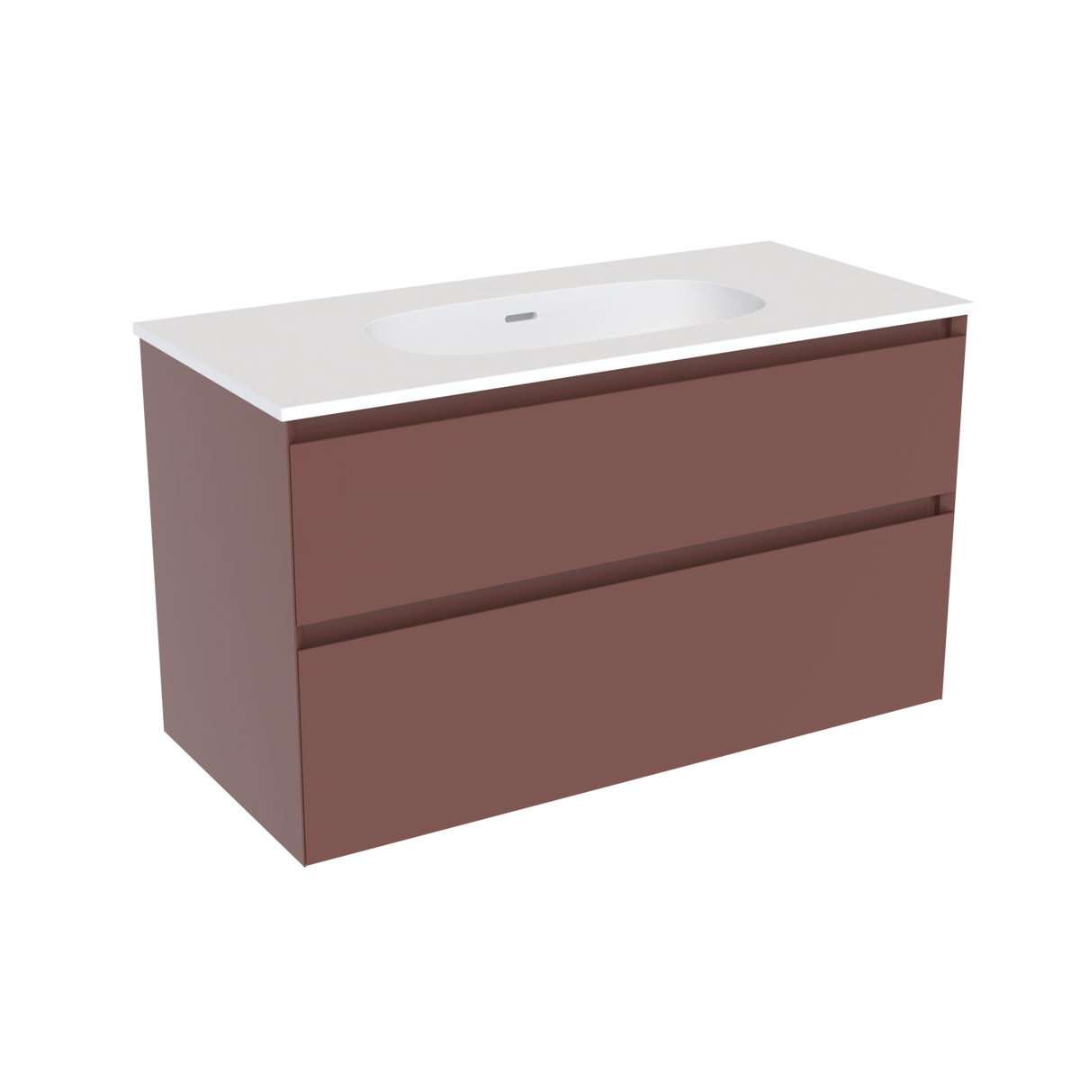 Coalbrook Decimal 1000mm Vanity Unit DV9100 Tenth Tuscan, Float mineral marble basin