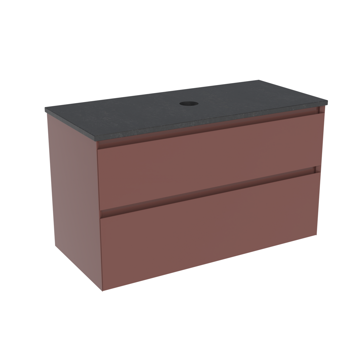 Coalbrook Decimal 1000mm Vanity Unit DV9100 Tenth Tuscan, Midnight Mill quartz countertop