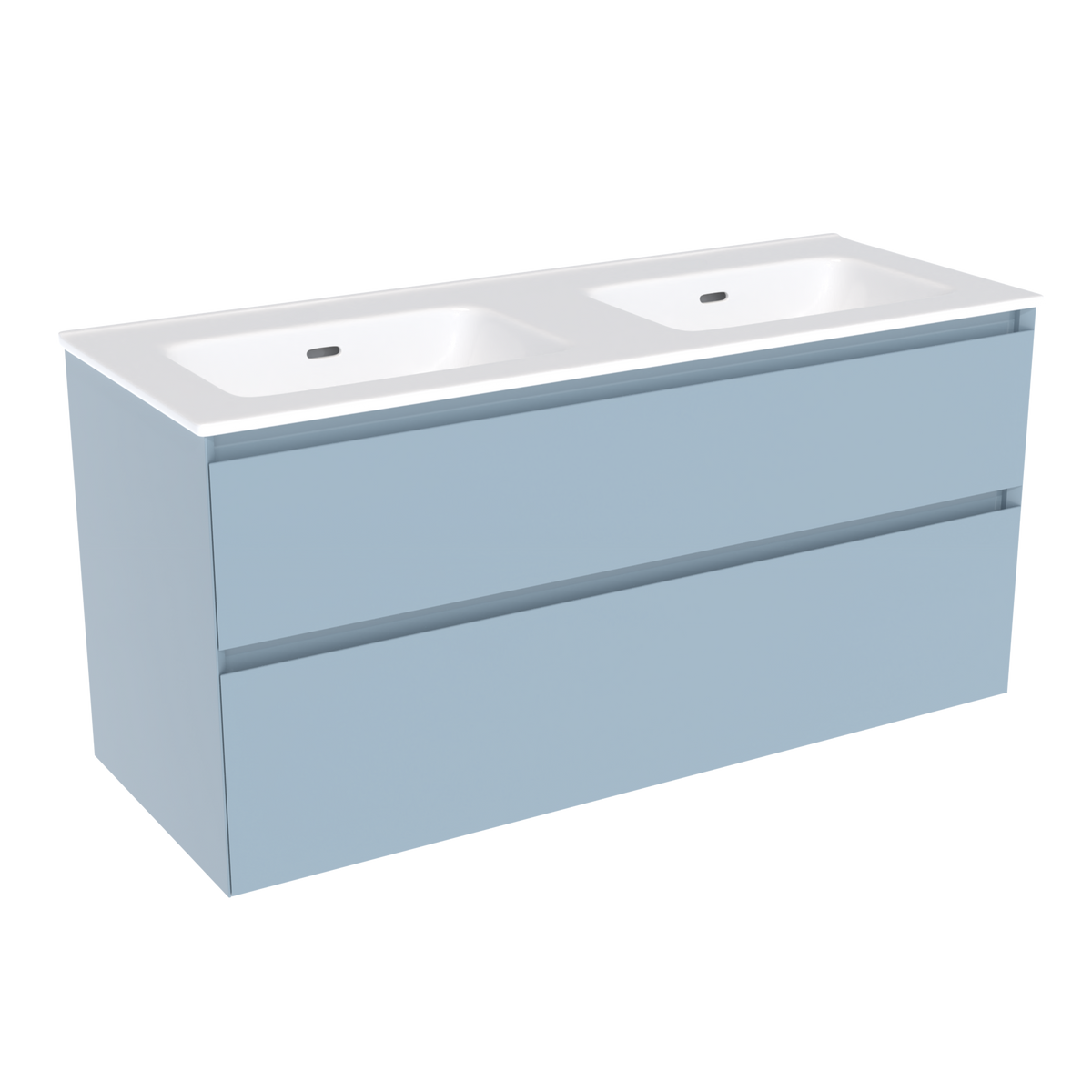 Coalbrook Decimal 1200mm Double Basin Vanity Unit DV9120 Metric Marine, Port ceramic basin