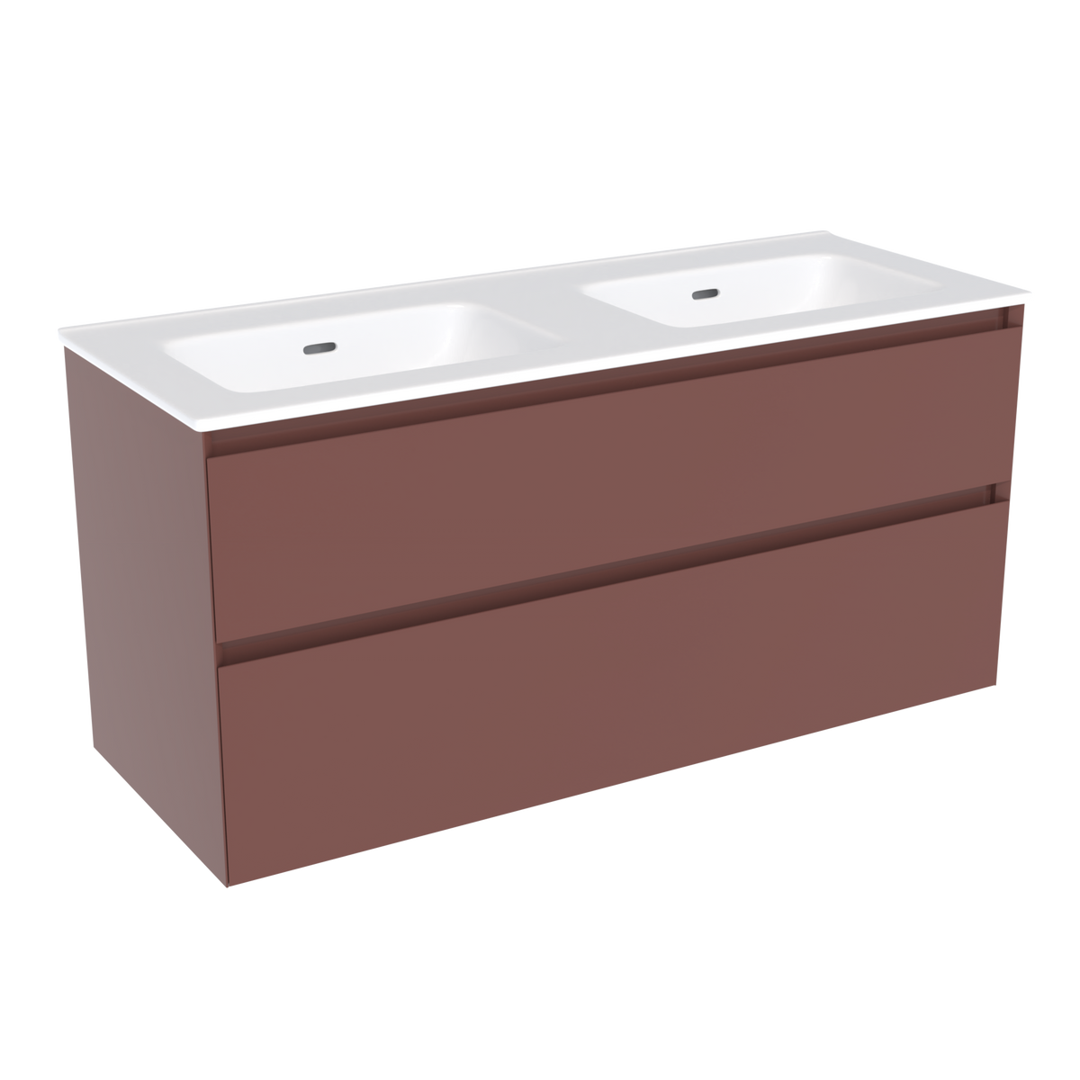 Coalbrook Decimal 1200mm Double Basin Vanity Unit DV9120 Tenth Tuscan, Port ceramic basin