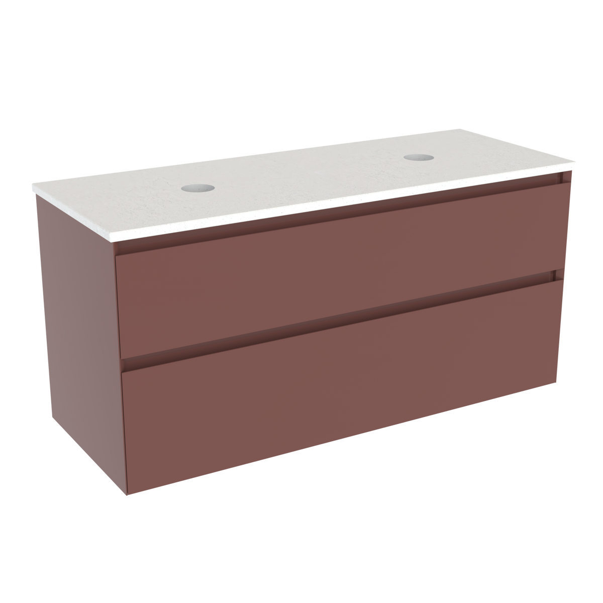 Coalbrook Decimal 1200mm Double Basin Vanity Unit DV9120 Tenth Tuscan, Beach Blanket quartz countertop