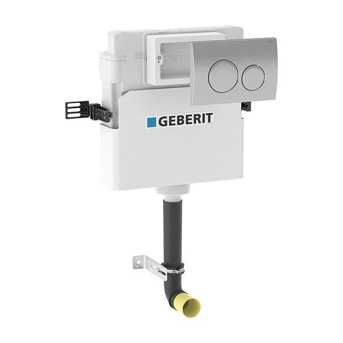 Geberit Delta 12cm Concealed Cistern with Delta20 Flush Plate