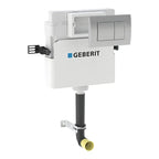 Geberit Alpha 12cm Concealed Cistern with Delta30 Flush Plate