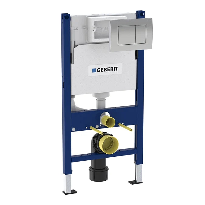 Geberit Duofix 980mm Frame & Delta Cistern with Delta30 Flush Plate