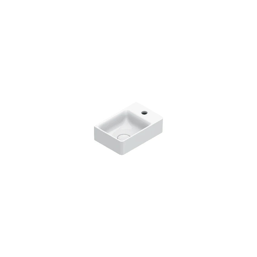 Catalano Elice 35 cloakroom basin, left-hand bowl