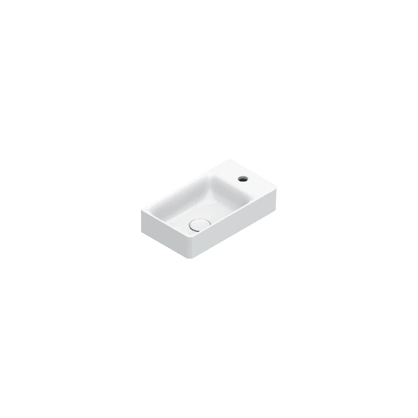 Catalano Elice 45 cloakroom basin, left-hand bowl
