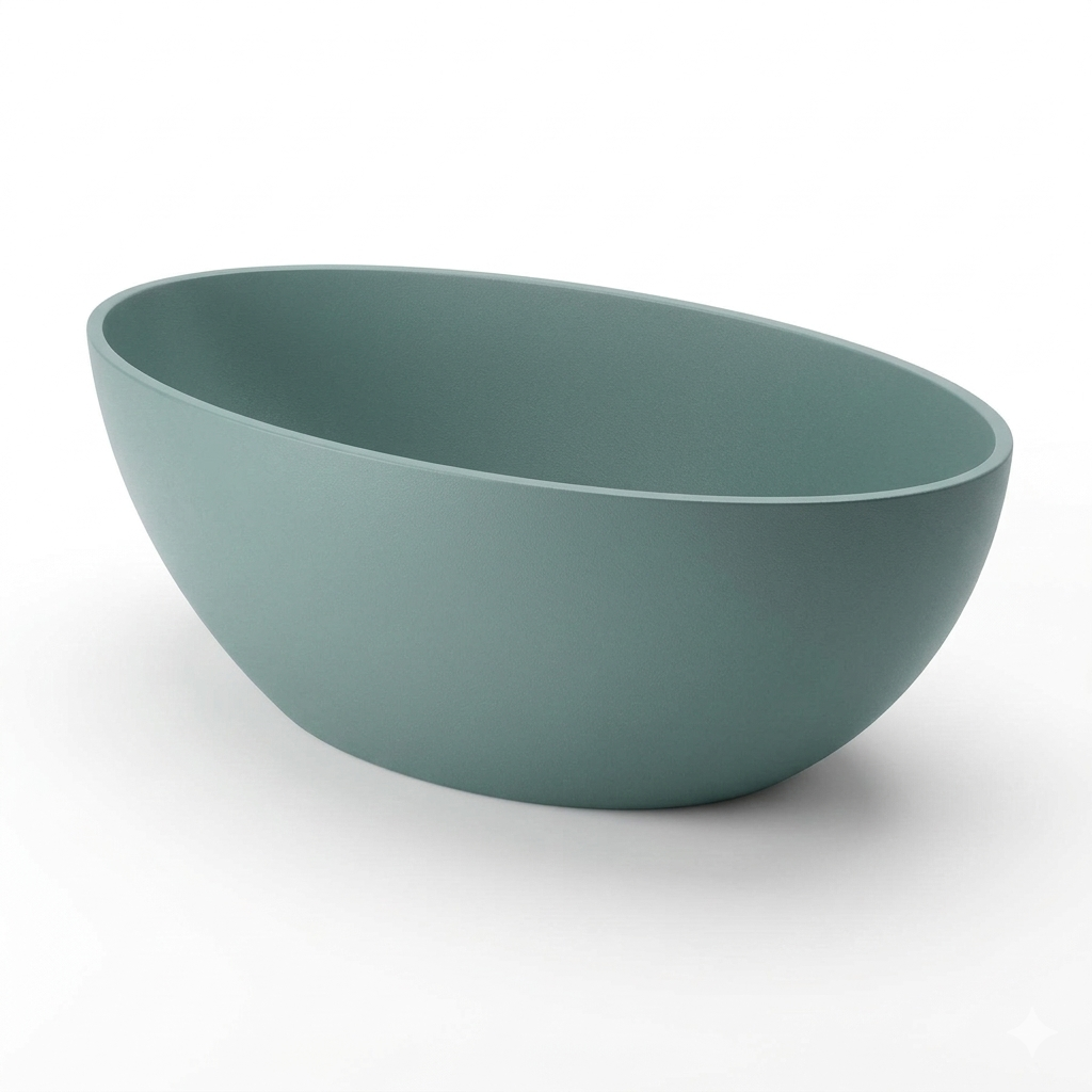 Emporio Bagno Corto 150 Surface Freestanding Stone White & Colour Bath acquira