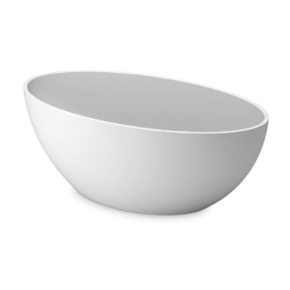 Emporio Bagno Corto 150 Surface Freestanding Stone White & Colour Bath white